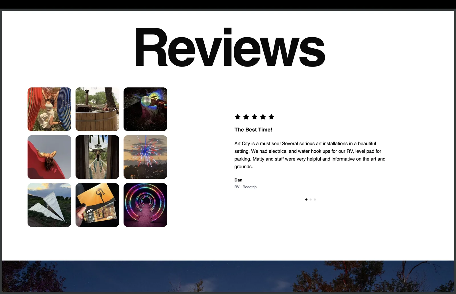 Art City Reviews - 5 Star Guest Experiences