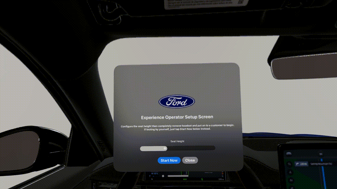 Ford BlueCruise prototype demonstration showing dealer test drive experience