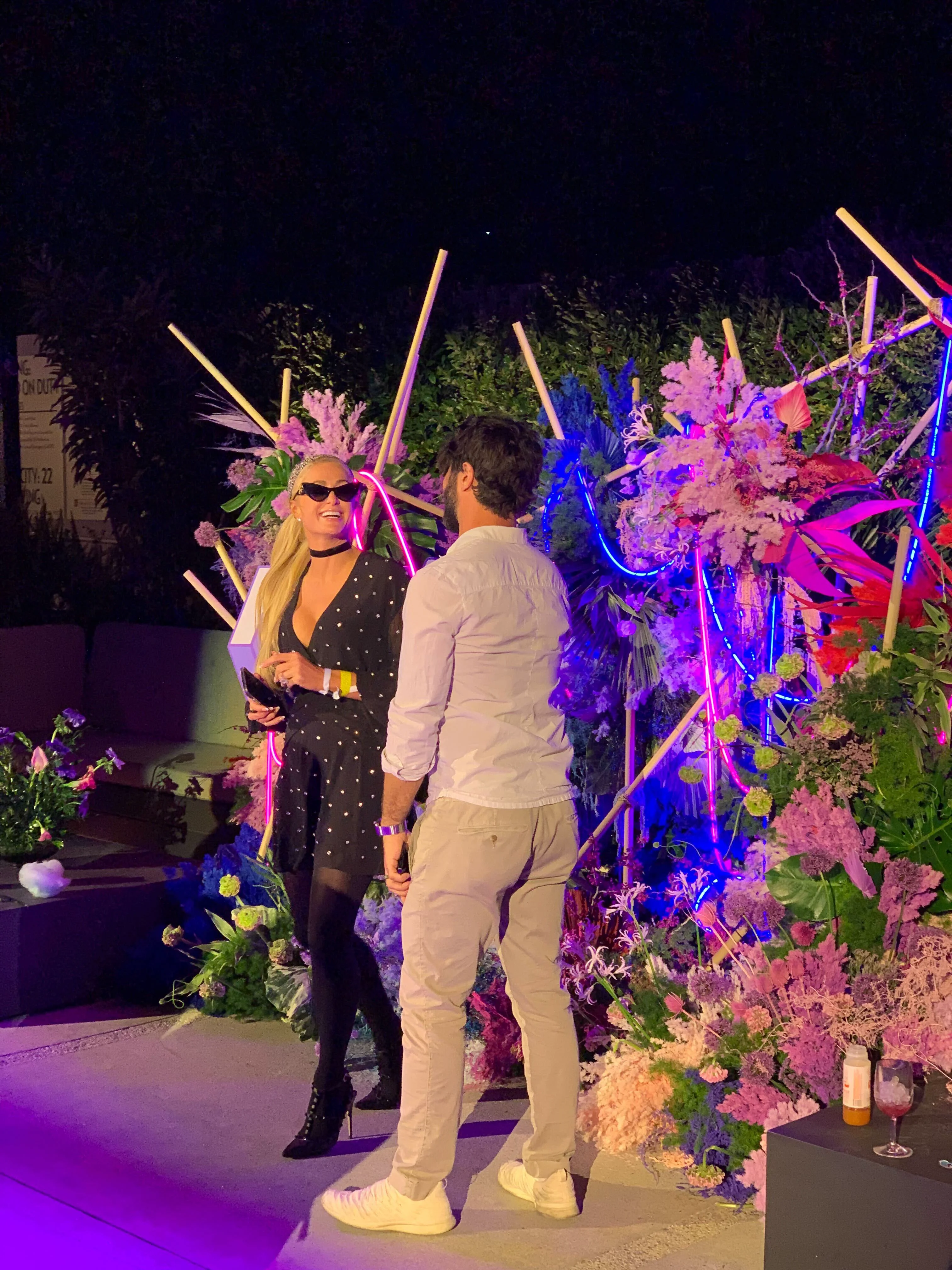 Paris Hilton endorsing Fun Dating App