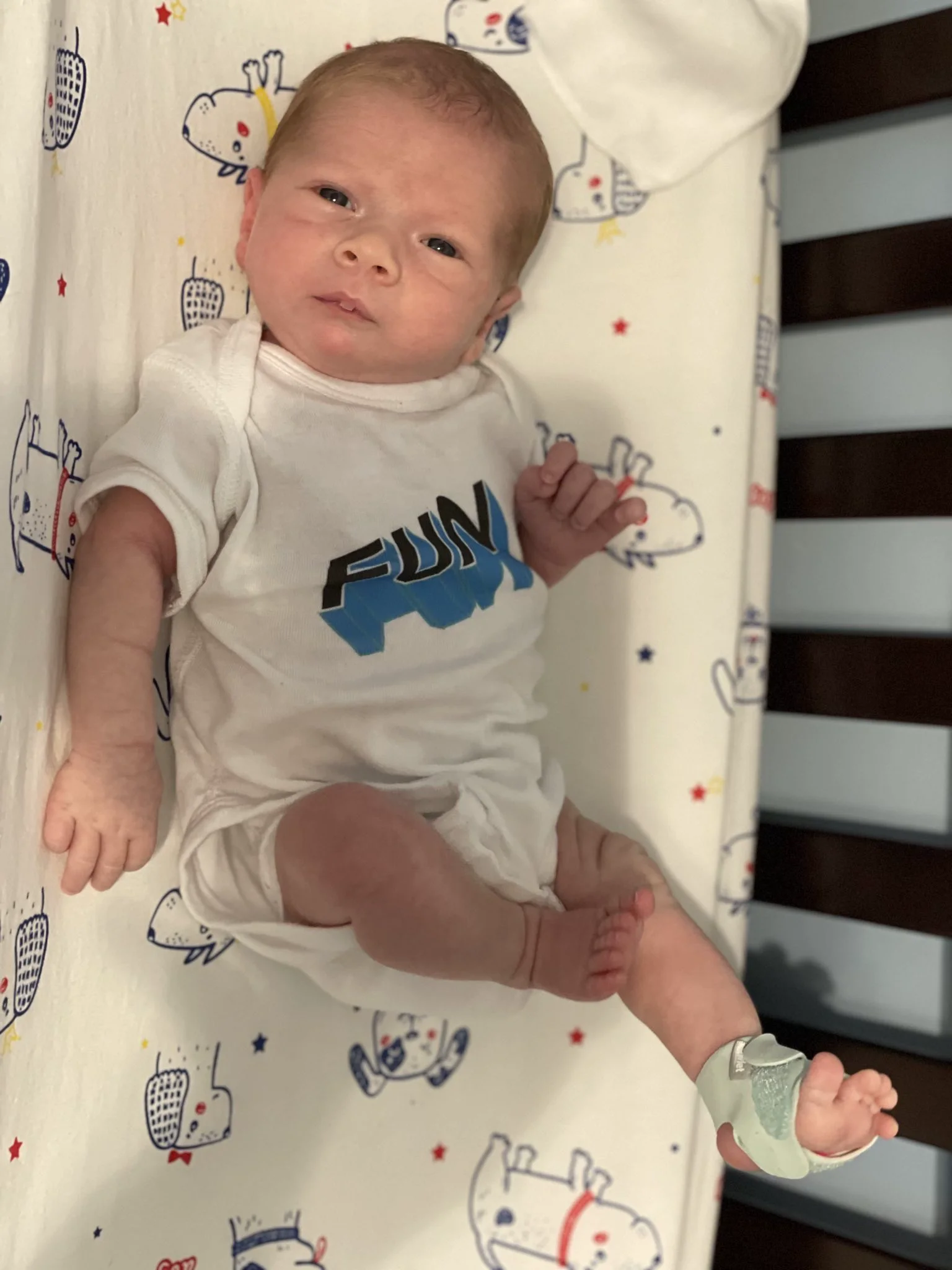 Solomon sporting the Fun logo